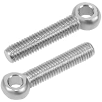 sourcing map M8 x 40mm Maquinaria Hombro Swing Lifting Eye Bolt 304 Acero inoxidable 2pcs